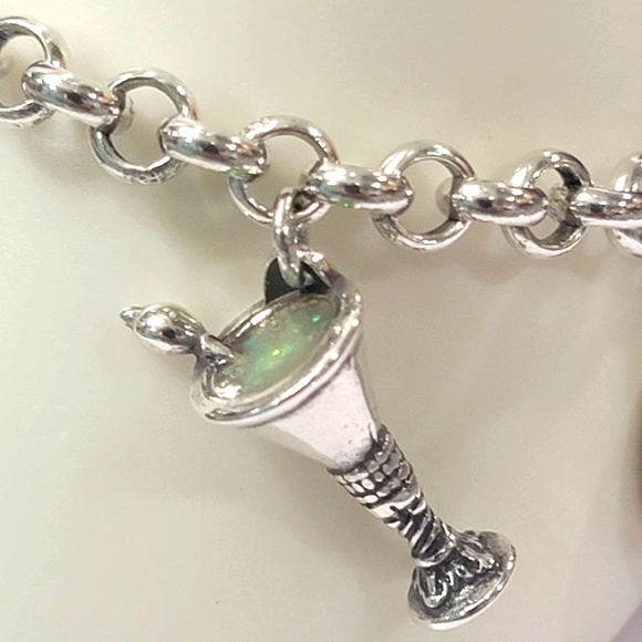 BRIGHTON RETIRED LAS VEGAS NEVADA GAMBLING 6 CHARM BRACELET NWOT - Picture 11 of 12